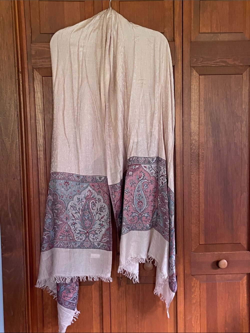 Silk Paisley Wrap/Scarf